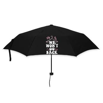 Feminist We Won't Go Back - Umbrella (small) - black - Front