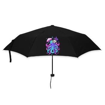 kawaii octopus otaku octopus squid - Umbrella (small) - black - Front