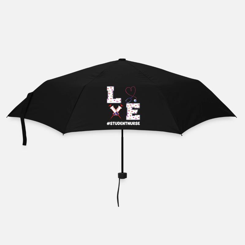 Étudiante infirmière - Parapluie standard - noir