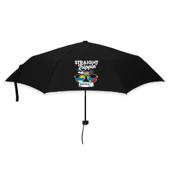 Straight Trippin' Antigua Vacation Tour Travel - Umbrella (small) - black - Front