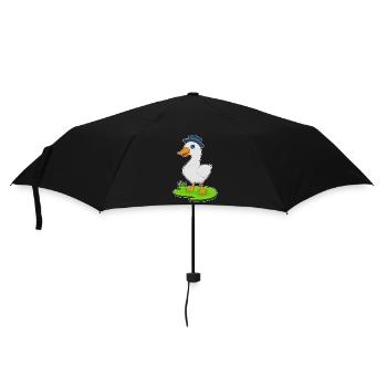 Chapeau de canard - Parapluie standard - noir - Devant