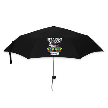 Straight Trippin' Ethiopia Vacation Tour Travel - Umbrella (small) - black - Front