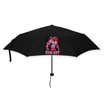 Gym Council Bodybuilding Weight Training Fun Fitness - Umbrella (small) - black - Front