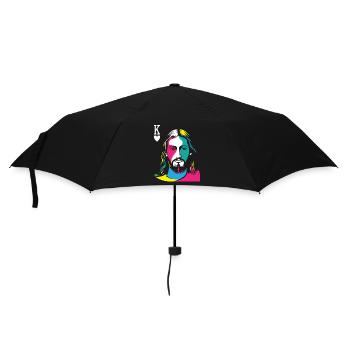 Religious Christian Believers Jesus Christ Is - Regenschirm (klein) - Schwarz - Vorne