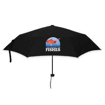 Aquarium Aquaristics Aquarist Ornamental Fish Gift - Umbrella (small) - black - Front