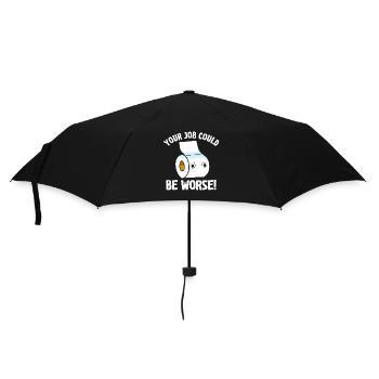 Votre travail pourrait être pire sur le lieu de travail du papier toilette - Parapluie standard - noir - Devant