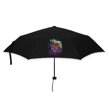 Marduk and Tiamat - Umbrella (small) - black - Front