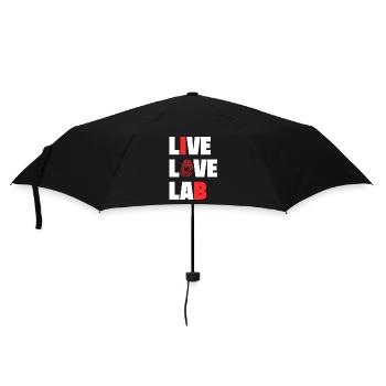 Live Love Lab Forensic Criminology Gift Idea - Umbrella (small) - black - Front