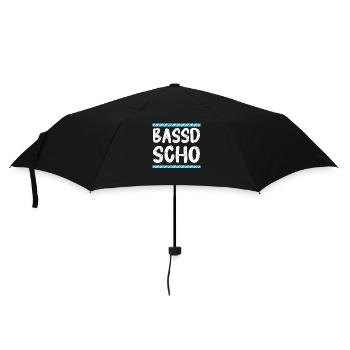 Freistaat Bayern Bayrisch - Regenschirm (klein) - Schwarz - Vorne