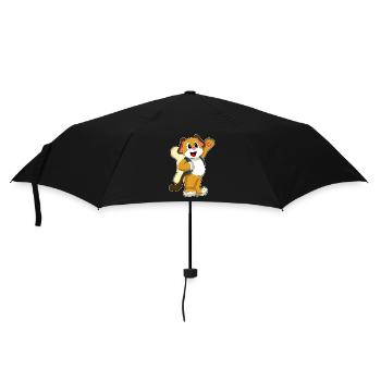 Dog Student Backpack School - Umbrella (small) - black - Front