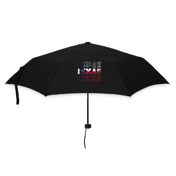 Texas blue, red and white - Umbrella (small) - black - Front