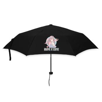 Anime et chats Kawaii Girl Anime - Parapluie standard - noir - Devant