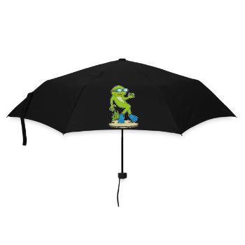Frosch Taucher Schwimmbrille Tauchen - Regenschirm (klein) - Schwarz - Vorne
