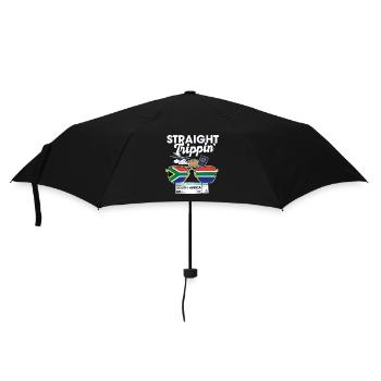 Straight Trippin' South Africa Vacation Tour - Regenschirm (klein) - Schwarz - Vorne