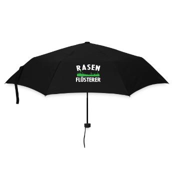 Rasenflüsterer Lustige Gärtner Geschenkidee Garten - Regenschirm (klein) - Schwarz - Vorne