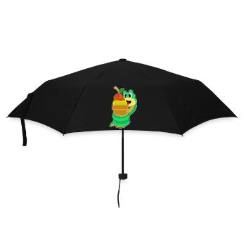 Schlange Waffeleis - Regenschirm (klein) - Schwarz - Vorne