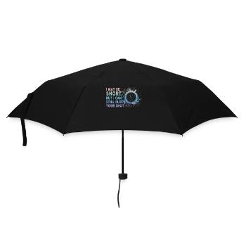 Je peux bloquer votre tir Volleyball de plage - Parapluie standard - noir - Devant
