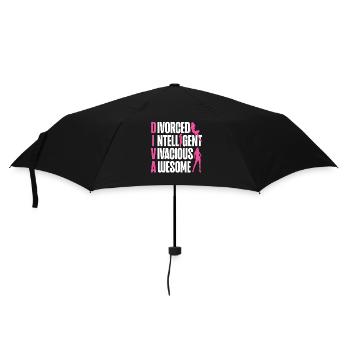 Happy Divorce Party Divorced - Umbrella (small) - black - Front