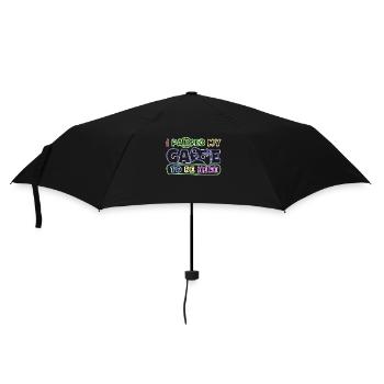 I Paused My Game To Be Here Funny Video Game - Parapluie standard - noir - Devant