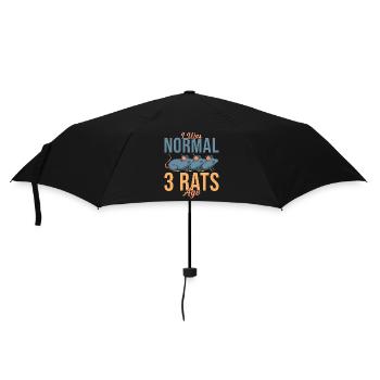 Rat Lover Gift - Umbrella (small) - black - Front