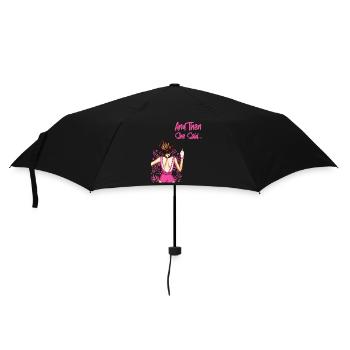 Bonne fête de divorce et puis elle - Parapluie standard - noir - Devant