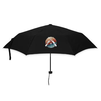 Hunting Retro - Umbrella (small) - black - Front