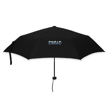 Einrad - Regenschirm (klein) - Schwarz - Vorne