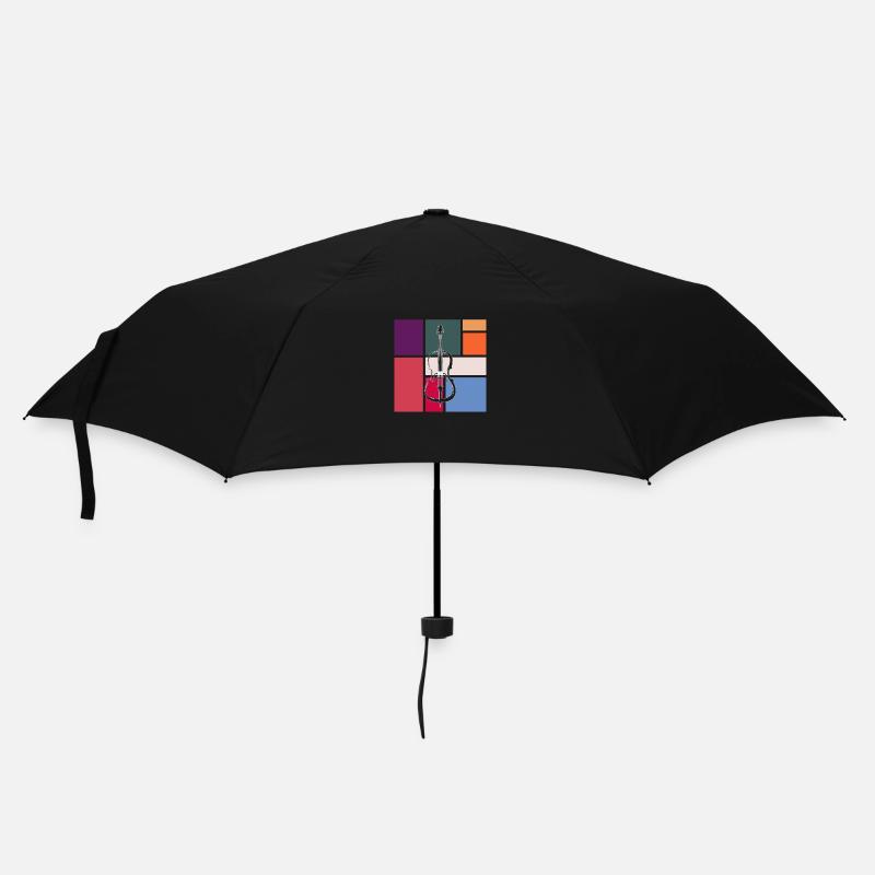Geige - Regenschirm (klein) - Schwarz
