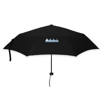 Meditation - Umbrella (small) - black - Front