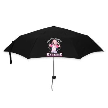 Facilement distrait par le karaoké - Parapluie standard - noir - Devant