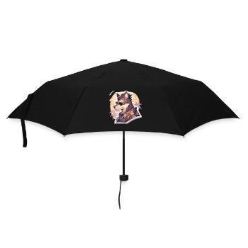 Chiens Chien Propriétaire Chien Amoureux Animal - Parapluie standard - noir - Devant