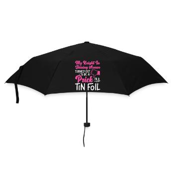 Happy Divorce Party My Knight In - Umbrella (small) - black - Front