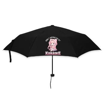 Facilement distrait par le karaoké - Parapluie standard - noir - Devant