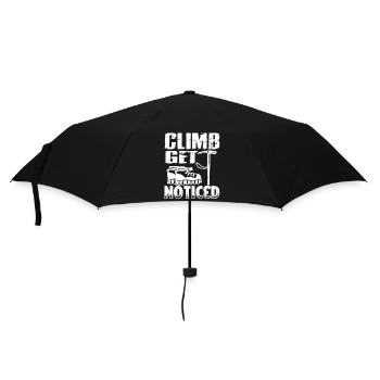 Climbing Climb Get Noticed - Umbrella (small) - black - Front