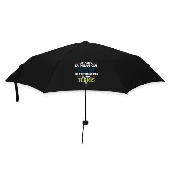 Preuve que Papa aime plus que le Tennis Cadeau - Parapluie standard - noir - Devant