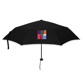 Schlange - Regenschirm (klein) - Schwarz - Vorne
