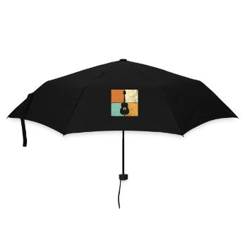 Guitare - Parapluie standard - noir - Devant