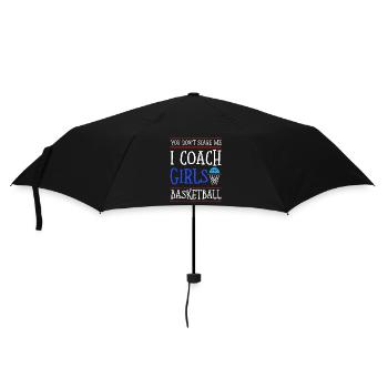 Basketball Coach Girls - Umbrella (small) - black - Front