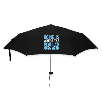 Nageurs de piscine - Parapluie standard - noir - Devant