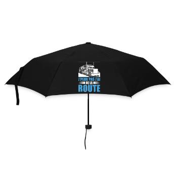 Chauffeur De Camion Poids Lourd Routier - Parapluie standard - noir - Devant