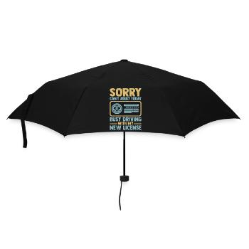 Driving License Passed New Driver Permit Driving S - Umbrella (small) - black - Front