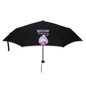 Anime Mandga Boba Bubble Tea 9th Birthday - Umbrella (small) - black - Front