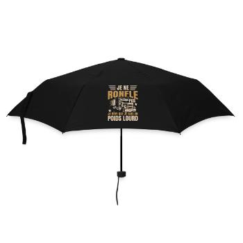 Poids Lourd Drole Camionneur - Parapluie standard - noir - Devant