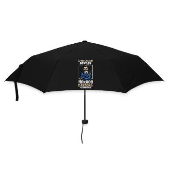 Horreur Spooky Coiffeur Coiffeur Cheveux - Parapluie standard - noir - Devant