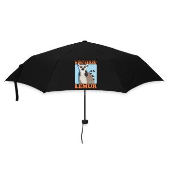 Lemur Ringed Tail Ringed Lemur Gift - Umbrella (small) - black - Front