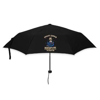 Horreur Spooky Coiffeur Coiffeur Cheveux - Parapluie standard - noir - Devant