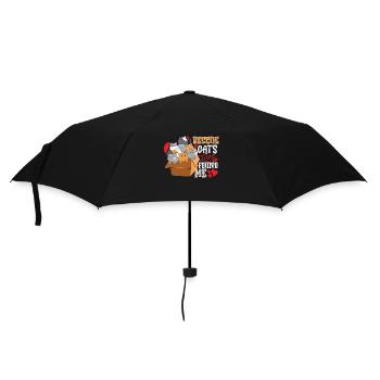 Animal RESCUE ANIMAL RIGHTS RESCUE Animal ADOPTION - Umbrella (small) - black - Front