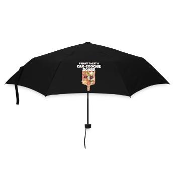 Je veux manger une planche Car-Coochie drôle - Parapluie standard - noir - Devant