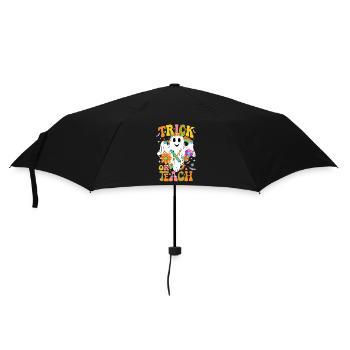 Halloween Ghost Outfit for Teacher in Class - Umbrella (small) - black - Front