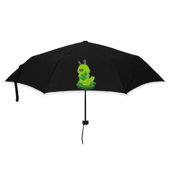 Caterpillar Leaf - Umbrella (small) - black - Front